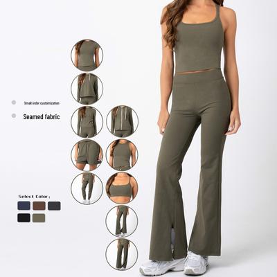 12-Piece European & American Yoga & Fitness Sportswear Set