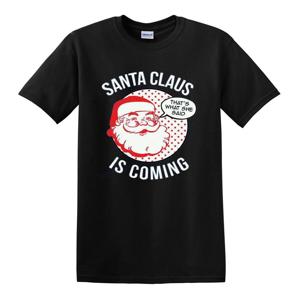 Santa Claus TShirt Xmas Gift Funny Biker Sons of Santa Christmas December Top