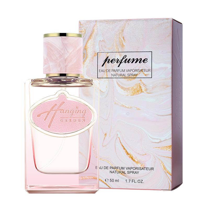 Hanging Garden Ladies Perfume Fresh and Lasting Light Floral Kuaishou Perfume 50ml