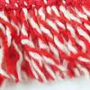 Very Good LOUIS VUITTON Scarf Echarpe Logomania Mix Red white wool Women M70424 Used