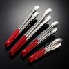 304 Stainless Steel Anti-Scald Silicone Food Tongs for Barbecue, Grilled Meat, Bread, and Baking