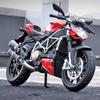 1/12 Scale Ducati Streetfighter S Muscle Alloy Motorcycle Diecast Model Sound & Light Desktop Collection Decorative Gift Boys