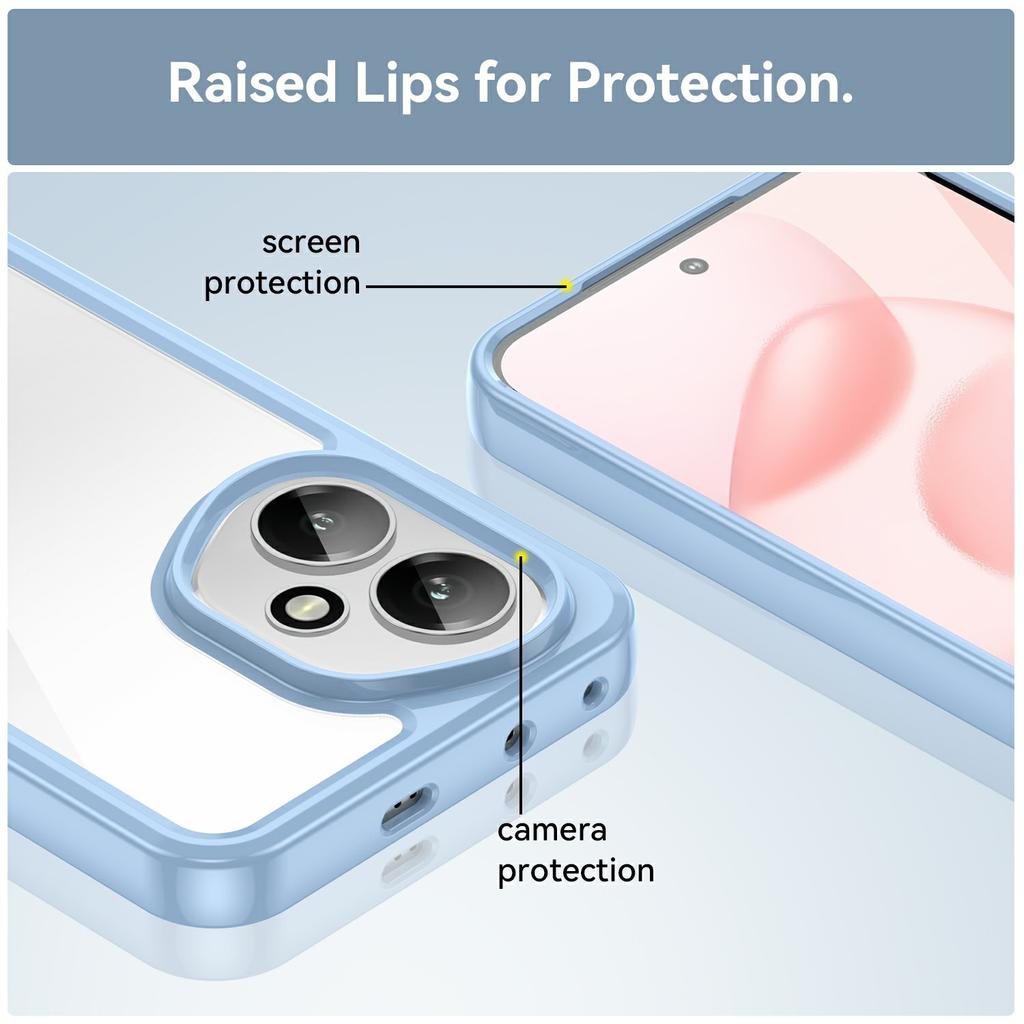 For Honor 400 5G (Global) Case TPU + Acrylic Protective Clear Phone Cover