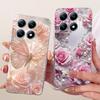 Transparent Casing For Xiaomi 14T Pro Case Cute Cat Luxury Fashion Butterfly Funny Cool Painted Cover 2407FPN8EG