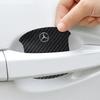 AABDV1 4pc Car Door Handle Protector Bowl Anti Scratch Sticker For Mercedes Benz A C E CLA180 GLB200 GLC300 CLS GLA E Class Accessories