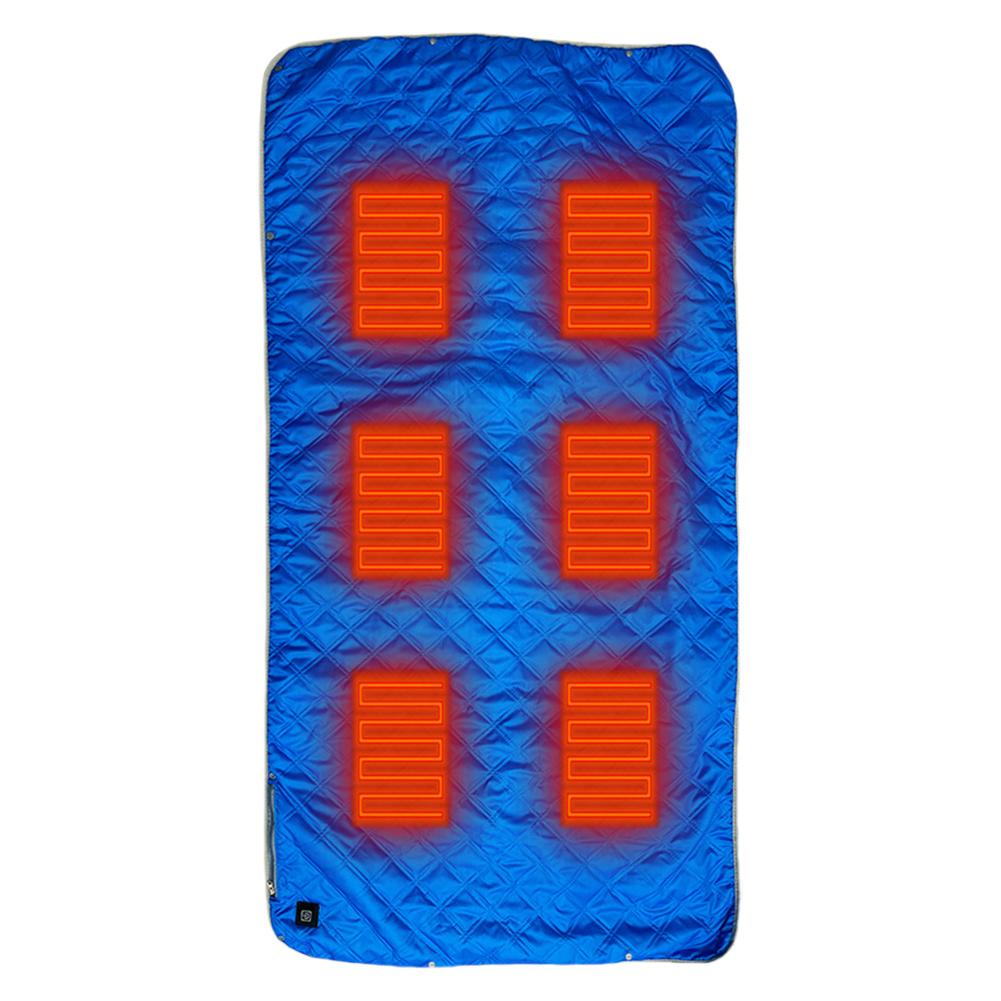 

6 зон электрического подогрева спальный коврик для кемпинга на открытом воздухе палатка с подогревом матрас 3-уровневый регулируемый домашний офис подогреваемое одеяло шаль