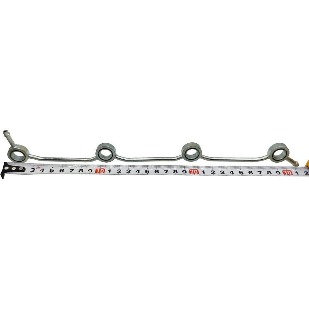 4 Cylinder Fuel Return Overflow Pipe 16454-42502 Compatible with Kubota V1903 V2003 V2003T V2403 Engine Injector Over Flow