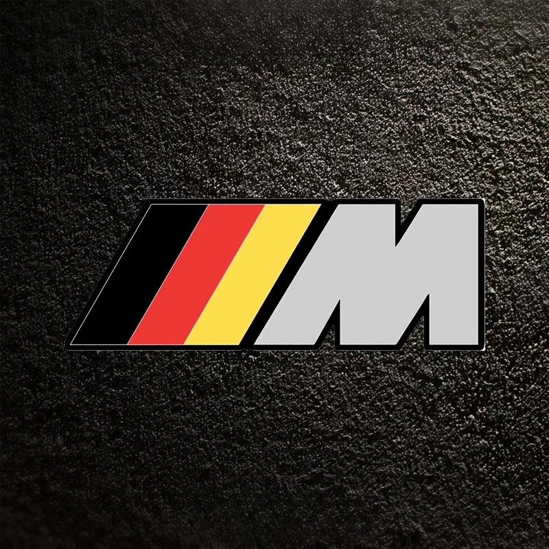 Suitable for BMW M series logo car sticker modified rear decoration sticker racing car motorcycle decal jbzm61