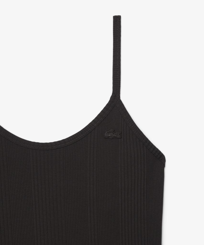 Lacoste Women'S Sleeveless Long Rib Dress Ef0966-56G 3La