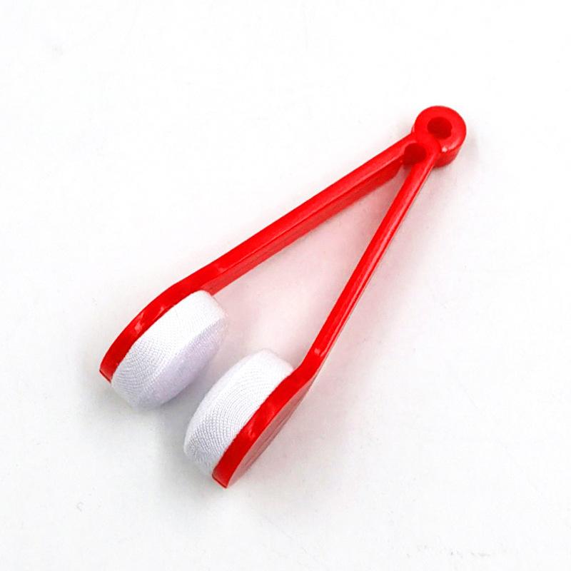 Portable glasses wipe/cleaning brush, lens clip, lens glasses cleaning wipe, glasses cleaning tool