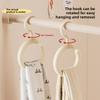 Multifunctional Scarf Rack Home Bedroom Display Stand Dopamine Round Scarf Tie Rotatable Hook