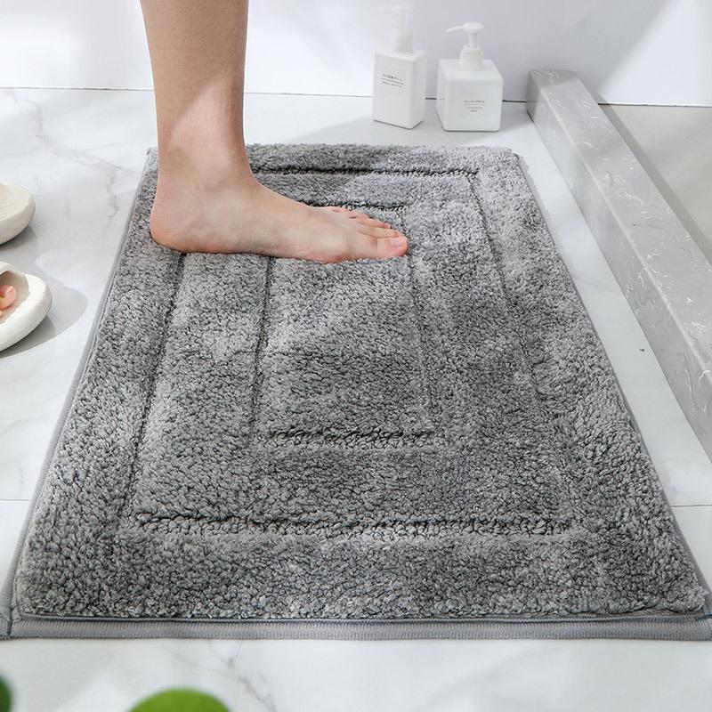 

Утолщенный U-образный нескользящий впитывающий коврик для унитаза - грязеотталкивающий коврик для ванной и кровати 40x60cm