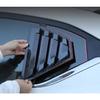 For Nissan Sentra/Sylphy - ABS Plastic Window Quarter Louver Scoop Cover Side Vent Shutter Trim Car Adhesive Accessories