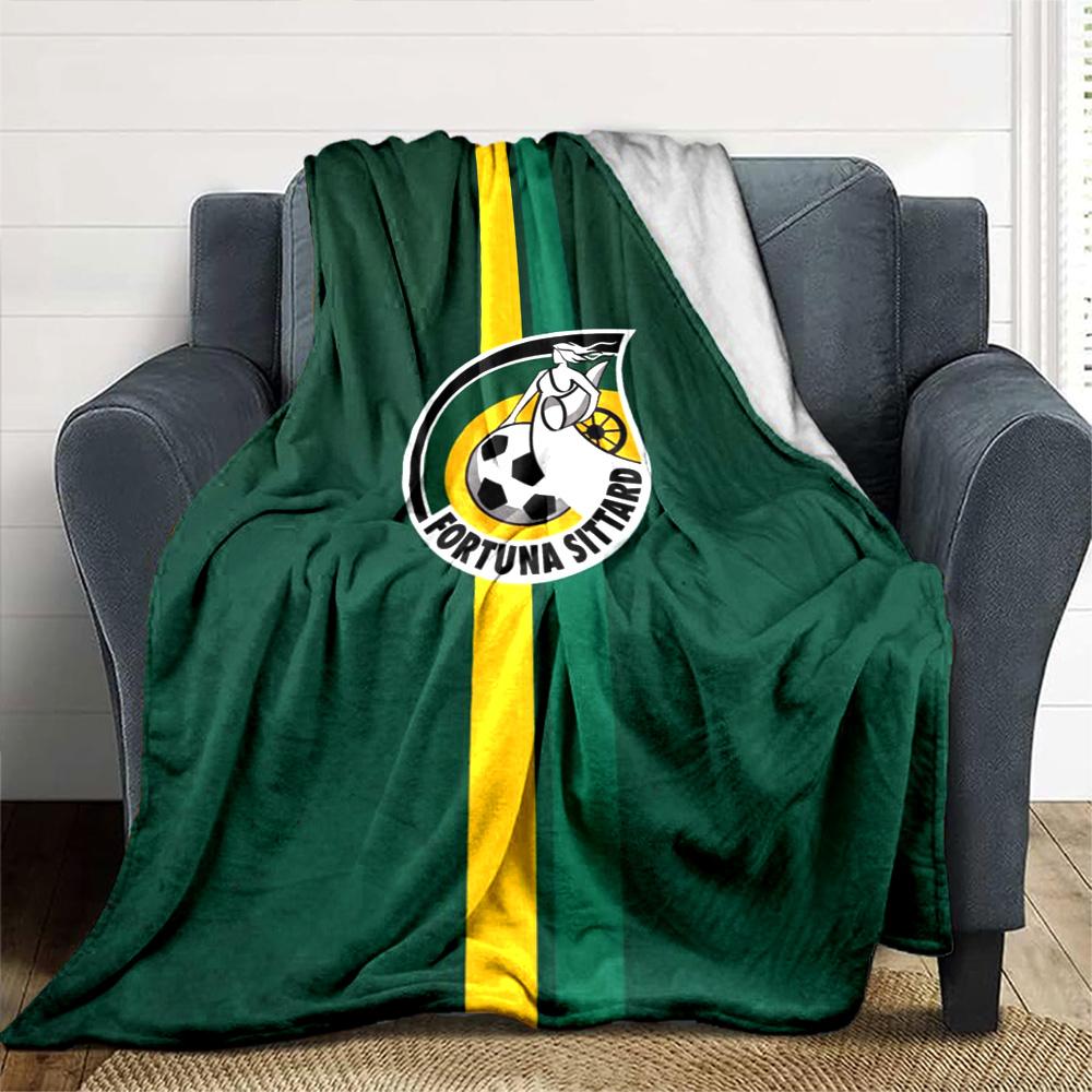 Coperta in Flanella con Stampa Fortuna Sittard Alta Qualità Calda Confortevole Coperta per Tutte le Stagioni Perfetta per Regali Decorazioni per la Casa