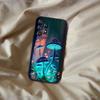 Trippy Art Mushroom Phone Case For Samsung Galaxy A20,A21s,A22,A31,A32,A52,A53,A72,73,A80 Soft Black Cover
