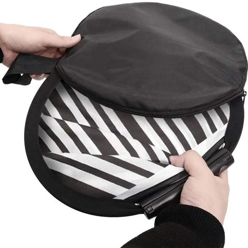 80cm Dent Reflector Board Foldable Reflector Board Flexible Lined Striped Dent Board Reflector Panel