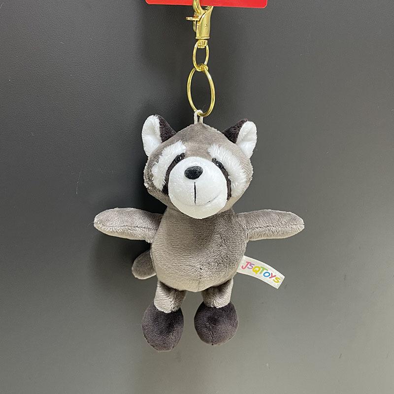 JSQTOYS Forest Animal Car Backpack Plush Keychain Pendant Gift