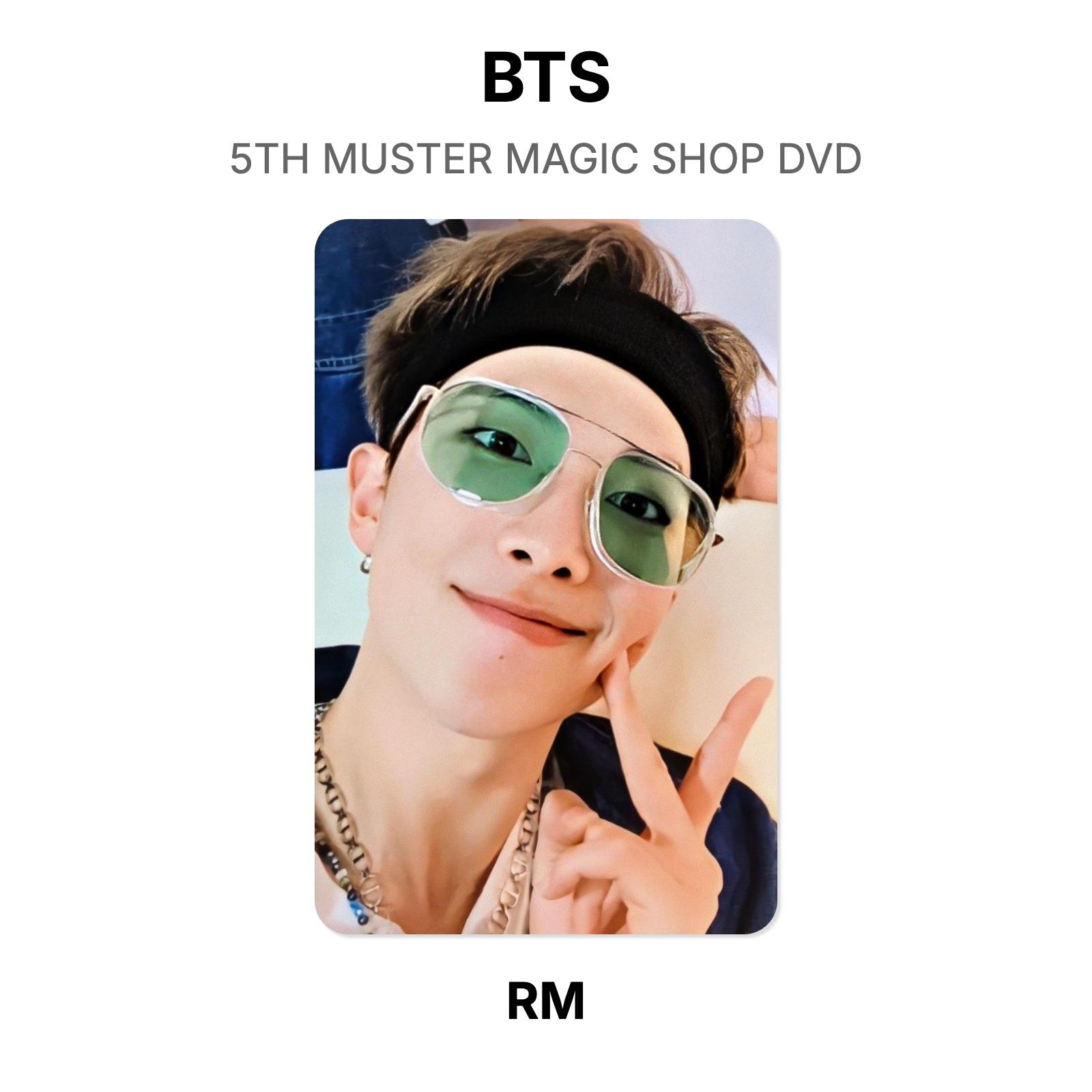 BTS 5TH MUSTER MAGIC SHOP DVD Official Photocard RM