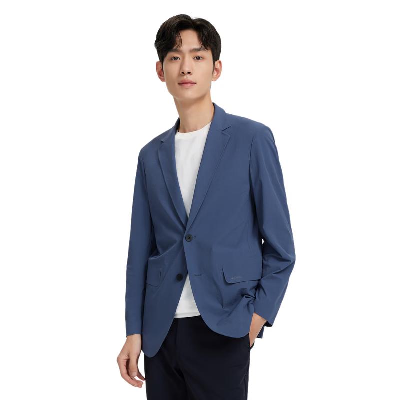 JOEONE Men's Four-Way Stretch Slim Fit Spring Blazer