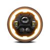 7 Inch Car LED Headlight 7" Round Headlight with White High Low Beam DRL and Amber Turn Signal