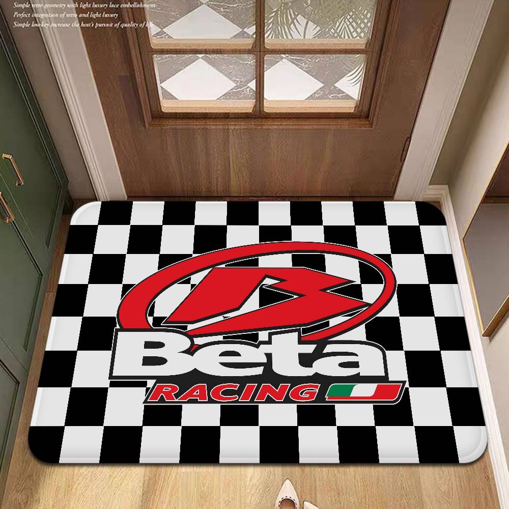 B-Beta Motorcycles Bathroom Mat Anti-slip Absorb Water Long Strip Cushion Bedroon Mat Welcome Doormat