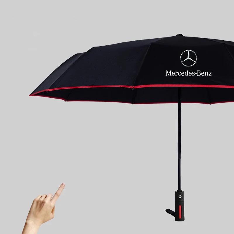 Do Mercedes-Benz Klasy C E S V A B R GLC SLK SL Vito GLE A45 C43 CLA GLA GLB Samochodowy Automatycznie Składany Wiatroodporny Parasol Przeciwsłoneczny