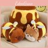Capybara Shiba Bee Inu Honey Jar Plush Toy Animal Stuffed Doll Decoration Gift