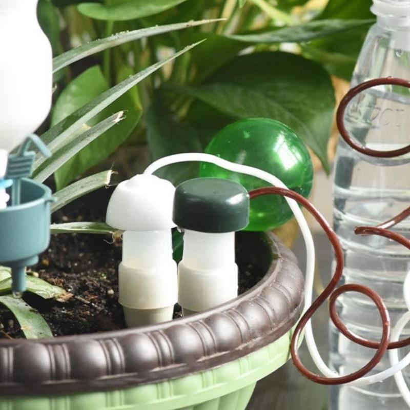 Flower Potted Automatic Watering Irrigation Device Drip Plant Waterer Gardening Tool Ceramic Drip Irrigation Device