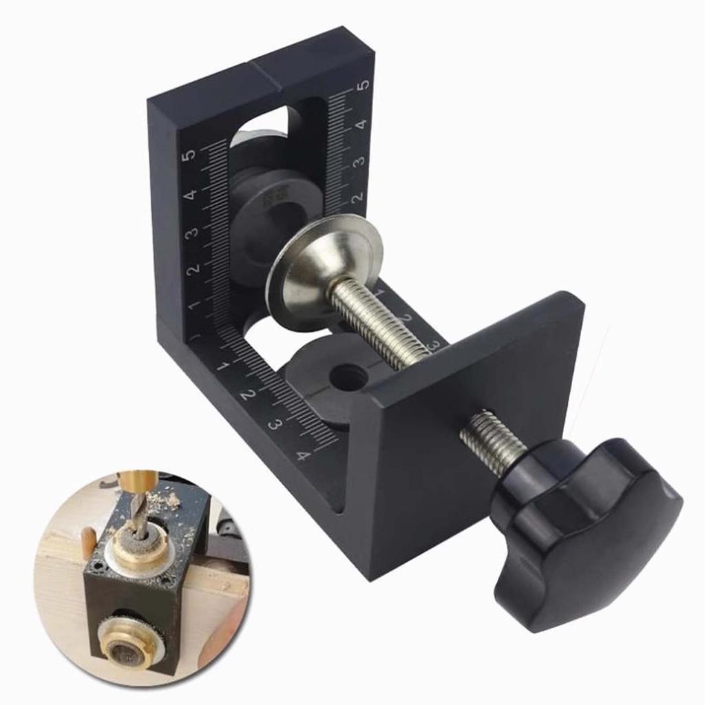 Multifunctional Woodworking Doweling Jig Kit Cabinet Furniture Hole Puncher Drill Guide Locator Household Assembly Tools