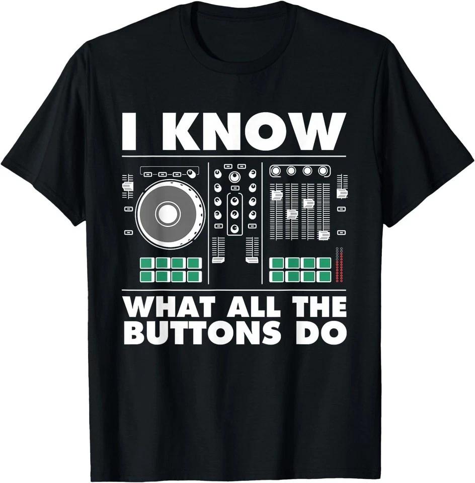 Funny DJ Art Men Music Producer Disc Jockey Lover DJ T-Shirt S