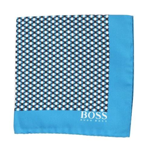 Boss Mens Logo Silk Pocket Square