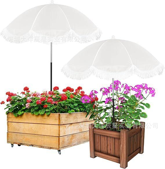 Popular Plant Parasol Upgraded Adjustable Outdoor Garden Potted Plant Pot Plant Parasol