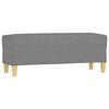 349376 vidaXL Banc Gris foncé 100x35x41 cm Tissu