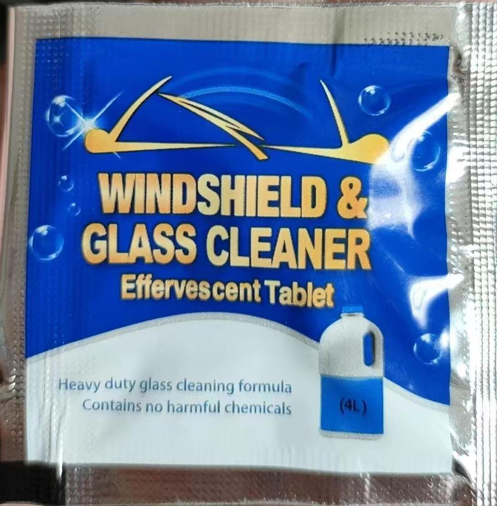 Super Concentrated Car Glass Cleaner Effervescent Tablets - All-Season Wiper Solution for Strong Decontamination
