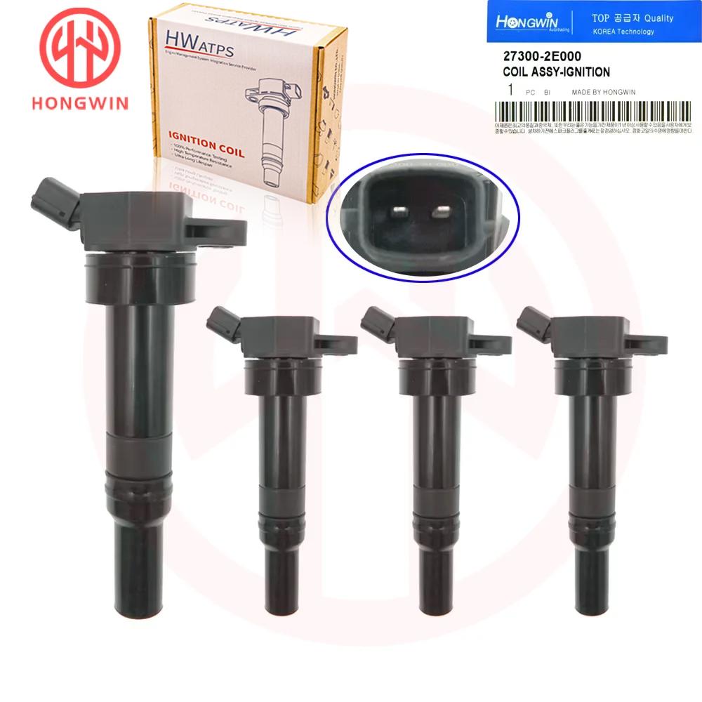 4pcs ignition coil with Plug 27300-2E000 273002E000 For Hyundai Elantra Kia Soul Forte 1.8L 2.0L 2011 2012 2013 2014 4PCS