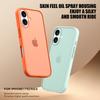 For iPhone 17 Case Skin Feel Frosted PC+TPU Protective Phone Cover