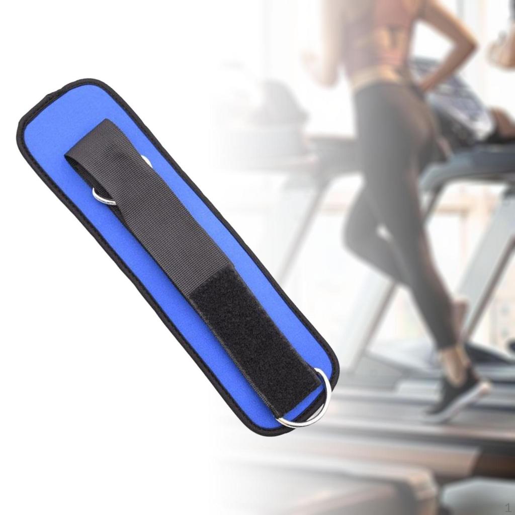 Alça de Tornozelo Ajustável para Acessórios de Máquina de Cabos, Cuff de Fitness para Exercícios de Pernas, Quadril