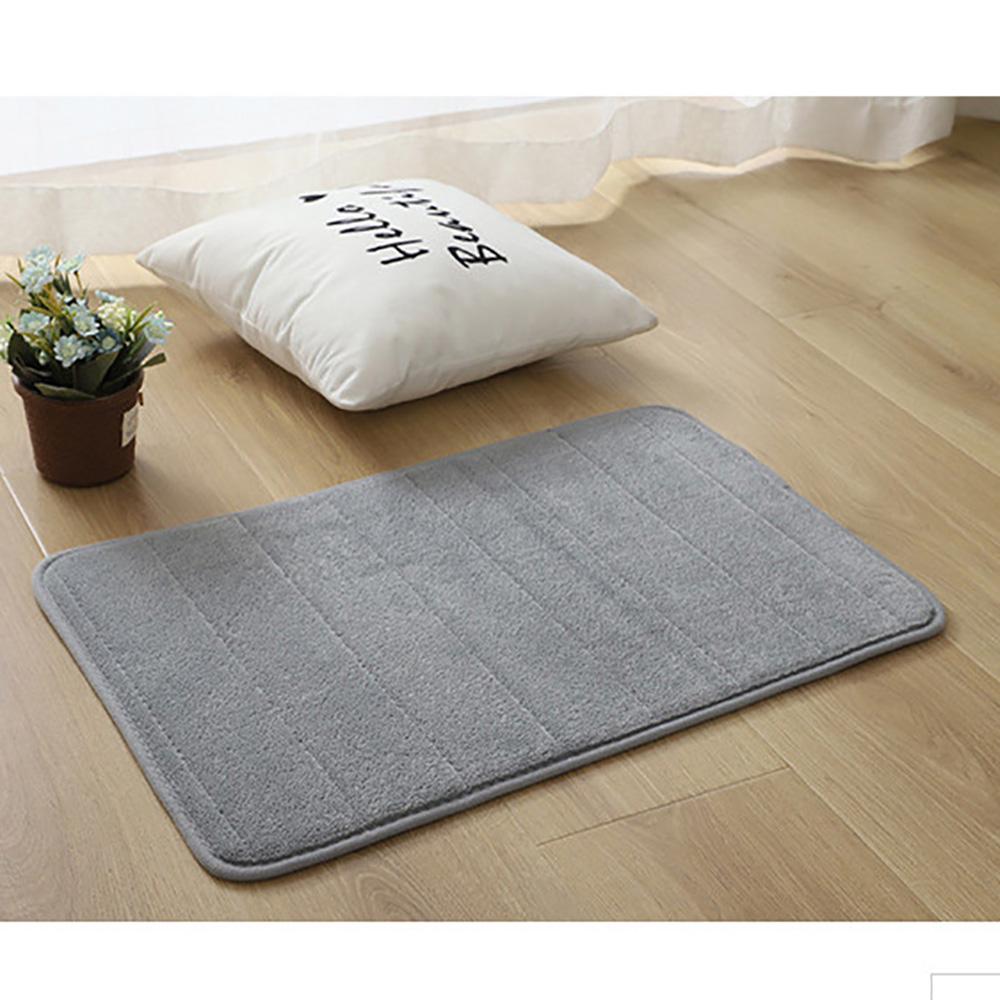 Soft Absorbent Memory Foam Non-slip Carpet Bath Bathroom Floor Shower Mat Rug