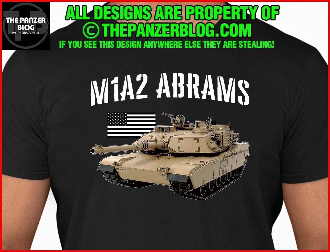 M1A2 Abrams Tank T-Shirt US Army S