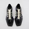 KI8452 adidas Forum Cubism Core Black/Cream White/Gold Metallic (Women's)