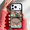 Kawaii Cute Sloth Hang Phone Case for iPhone 17 16 15 14 13 Pro Max Back Cover for 12 11 Pro Coque