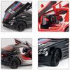 1:24 SLR E300L Sports Car Model Toy Metal Diecast Miniature Vehicles Models Pull Back Toys Collection Kids Birthday Gifts