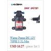 DC 12V 130PSI 6L/Min Water High Pressure Diaphragm Self Priming Pump 70W 72W with EU plug power supply 6A pipe 1/2