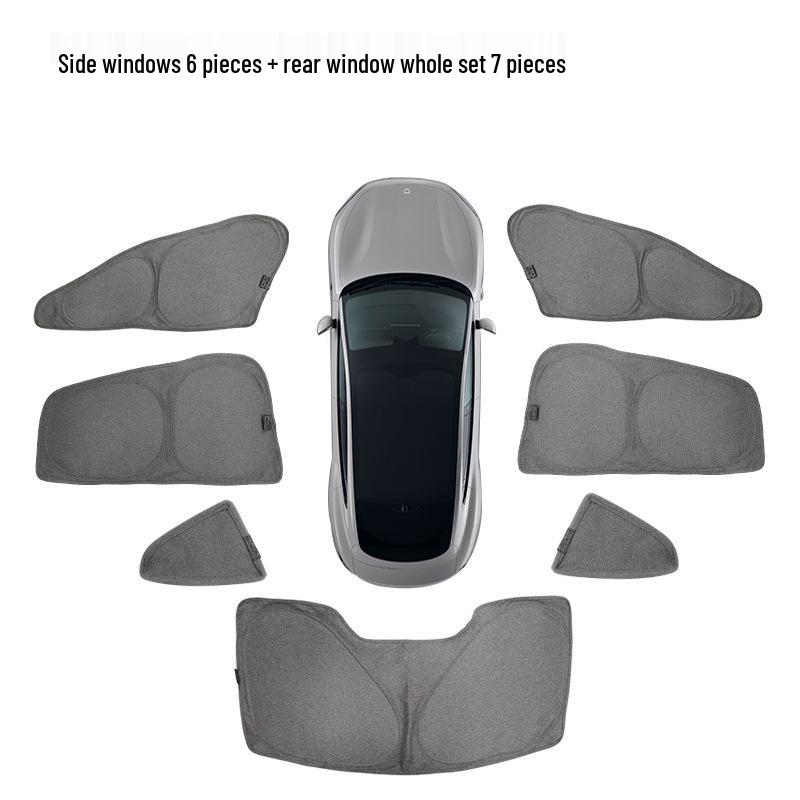 Xiaomi SU7 Dreifach geschützter Hitzebeständiger Undurchsichtiger Auto-Sonnenschutz