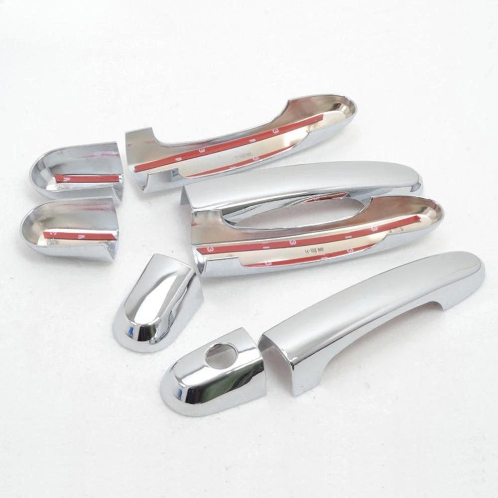 Chrome Side Door Handle Cover Trim For Kia Sportage 2005 2006 2007 2008 2009 Decoration Styling Accessories Sticker