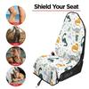 Universal Car Seat Towel Cover - All-Season Protector for Gym & Workout, Fits Front Seats
