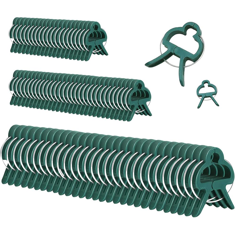 

Plant Fixed Clips Reusable Garden Greenhouse Bracket for Fixed Plants Vine Flower Seedling Tomatoes Support Garden Supplies 20pcs