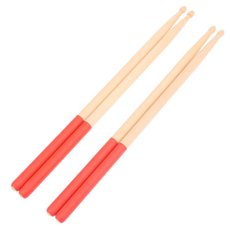 2 Pezzi 5A 7A Legno d'Acero Antiscivolo Bacchette per Batteria Leggere Professionali Bacchette in Legno Parti Accessori per Strumenti a Percussione