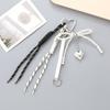 Phone Case Hanging Ornaments Heart Charms Keychain Y2k Rope Keychain Fashion Bowknot Key Ring