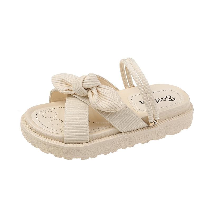 Fashion Women Sandalias Mujer Summer Fairy Style 2025 New Fashion Student Platform Roman Lady Cute Slippers Sands Flat Shoes